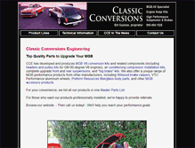 Tablet Screenshot of classicconversionseng.com